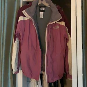 Plum North Face Ski Coat